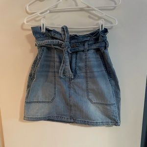 Free people jean skirt